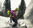 Sonia Drăgan s-a descurcat bine atît pe zăpadă, cît şi în apele pîrîurilor de munte // Foto: Mihai Şteţcu (Red Bull)