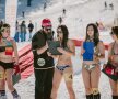 GALERIE FOTO Ski, snowboard şi bikini » Competiţia a avut loc astăzi în complexul de ski şi snowboard Arena Platoş din Păltiniş