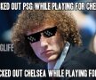 "A eliminat PSG în timp ce juca pentru Chelsea. A scos-o pe Chelsea în timp ce evolua pentru PSG"