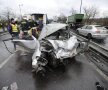 FOTO Au ratat Euro, dar au driblat moartea! » Trei jucători greci au fost implicaţi într-un accident mortal în drum spre aeroport