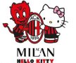 Diavolul cu chip de Hello Kitty » Ce bizară colaborare! Milan rebranduită cu o pisică japoneză