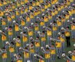 Suporteri chinezi preaslăvind fotbalul