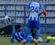 FOTO Dezastru pentru U Cluj! Pablo Ceppelini, eliminat în minutul 9 după o intrare oribilă la Pablo Brandan 