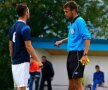 Arbitrul Alin Olaru, în timpul unui meci