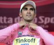 Alberto Contador nu a putut să îmbrace tricoul roz la finalul etapei. foto: reuters