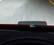 AFIȘAJ SPECIAL. Head-up display-ul lui Mazda nu proiectează informațiile pe parbriz, așa cum se întîmplă la mașinile din segmentul premium