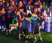 McDrive-ul fericirii » Neymar, Suarez şi Messi au făcut show în autocarul cu etaj al campionilor Barcelonei