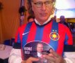 FOTO Andre Rieu a primit un cadou din partea Stelei! Sfatul pe care îl dă roș-albaștrilor: "Așa deveniți campioni mondiali"