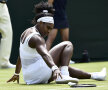 C-AȘA-I PE IARBĂ. Liderul mondial, Serena Williams, a alunecat în timpul meciului de ieri. Nu și pe tabelă însă