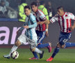 Paraguayenii l-au vînat pe Messi în semifinală, dar nu l-au oprit // Foto: AFP