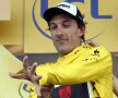Este cel de-al 29-lea tricou galben pe care îl poartă Fabian Cancellara în carieră, foto: reuters