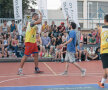 GALERIE FOTO Slam-dunk pentru copii » Moga și Stănescu s-au duelat sub panou la Sport Arena Streetball