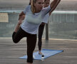 FOTO Yoga și pizza la Singapore » Pentru a promova Turneul Campioanelor din octombrie, Simona Halep a dat o fugă în Asia