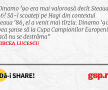 Dinamo '90 era mai valoroasă decît Steaua '86! Să-l scoateți pe Hagi din contextul Steaua '86, el a venit mai tîrziu. Dinamo '90 avea șanse să ia Cupa Campionilor Europeni dacă nu se destrăma