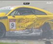 FOTO și VIDEO Accident îngrozitor! Patru mașini implicate » Una a luat foc la o cursă din Audi Sport TT Cup