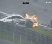 FOTO și VIDEO Accident îngrozitor! Patru mașini implicate » Una a luat foc la o cursă din Audi Sport TT Cup