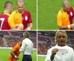 FOTO și VIDEO Fază memorabilă! Sneijder a primit un bilețel de la antrenorul adversarei » Ce scria în el va rămîne în istoria fotbalului
