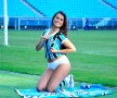 FOTO Brazilienii și muzele lor frumoase: ea e tînara de 21 de ani care îi încîntă pe suporterii de la Gremio