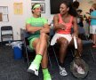 Serena povesteşte animat, iar Nadal o urmăreşte cu atenţie şi un zîmbet