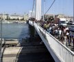 ...Apoi au trecut podul peste Dunăre // Foto: Raed Krishan (Budapesta)