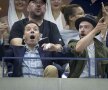 Ai spune că sînt obișnuiți cu camerele TV. Jimmy Fallon și Justin Timberlake au făcut spectacol la meciul lui Roger Federer, foto: reuters