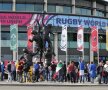 AGITAŢIE ŞI CULOARE. Stadionul Twickenham, unul dintre cele mai faimoase din lumea balonului oval, e gătit cum se cuvine pentru invazia suporterilor