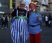 PERSONAJE. Replicile moderne ale lui Obelix şi Asterix au venit să susţină "cocoşul galic"