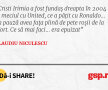 Cristi Irimia a fost fundaș dreapta în 2004 la meciul cu United, ce a pățit cu Ronaldo... La pauză avea fața plină de pete roșii de la efort. Ce să mai faci... era epuizat