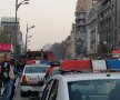 Incendiu în București » Un apartament dintr-un bloc din Piața Romană a luat foc