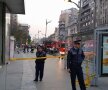 Incendiu în București » Un apartament dintr-un bloc din Piața Romană a luat foc