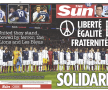 FOTO Momente speciale în memoria victimelor atentatelor din Paris la Anglia-Franța 2-0: "Je suis Wembley"
