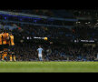 Imagine panoramică din timpul meciului Manchester City - Hull City, 4-1, cu De Bruyne înscriind al patrulea gol al echipei sale. Foto: Reuters