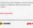 Lumea să nu uite că Reghe a venit la Steaua şi a găsit o echipă de valori formată chiar de mine