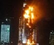 VIDEO+FOTO Incendiu uriaș la un hotel din Dubai! Promotorul Superkombat Eduard Irimia a fugit pe scările de urgență!