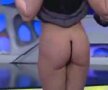GALERIE FOTO Incredibil! O asistentă TV și-a ridicat fusta și i s-a văzut tot » Prezentatorii au rămas șocați