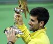 Djokominator. Novak Djokovici a cîștigat ieri la Doha al 60-lea trofeu al carierei, învingîndu-l în finală pe Rafael Nadal cu 6-1, 6-2, el preluînd și conducerea în întîlnirile directe cu spaniolul, scorul fiind 24-23