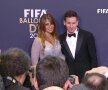 FOTO Iubita lui Messi a fost cea care a impresionat la Balonul de Aur » Ținută super-mulată pentru Antonella, costum sobru pentru Leo