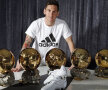 Noile ghete ale lui Lionel Messi: albe, cu 5 Baloane de Aur!