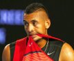 Nick Kyrgios la Australian Open, într-una dintre "crizele" sale, foto: reuters