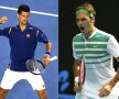 Novak Djokovici și Roger Federer, foto: reuters