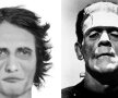 The Monster, Frankenstein, written by Mary Wollstonecraft Shelley