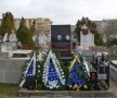 Coroanele depuse sâmbătă la mormântul lui Neamțu, foto: Gazeta de Sud