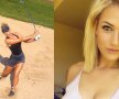 VIDEO&FOTO Curaj sau nebunie!? Cum a încercat un bărbat să o impresioneze pe cea mai sexy jucătoare de golf