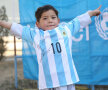 Murtaza, în tricoul cu dedicație de la Messi