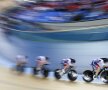 VITEZĂ PE DOUĂ ROȚI. Imagine spectaculoasă de la Londra, unde are loc UCI World Track Cycling