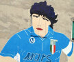 VIDEO+FOTO Imagini fabuloase din Napoli » A fost restaurată o pictură murală cu Maradona: "Nu mai deschid niciodată geamul!" :)
