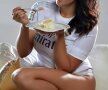 GALERIE FOTO Ea e cea mai hot fană a lui Real Madrid! Imagini superbe de la o ședință foto