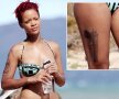 VIDEO&FOTO Cu tatuajele la vedere » Bucureștenii vor vedea toate desenele pe care Rihanna și le-a făcut!