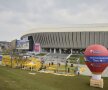 FOTO EXCLUSIV Ultimele pregătiri înainte de amicalul cu Spania » Cum arată gazonul de pe Cluj Arena și ce surprize îi așteaptă pe fani