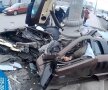 VIDEO Atenție, imagine cu impact emoțional » N-a mai rămas decât mâna! Lamborghini făcut zob după un accident teribil